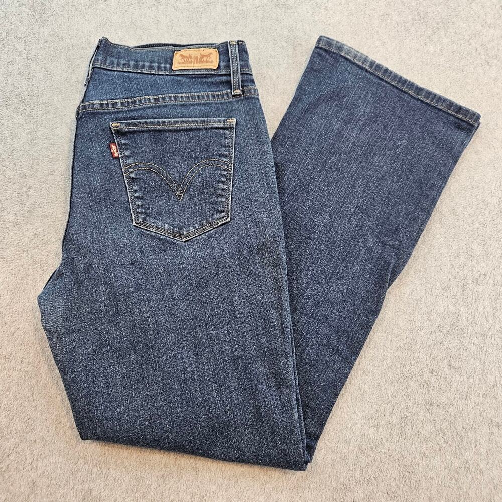 Levi’s 515 Bootcut Women's 30/30 Blue Medium Wash Stretch Denim Jeans Western